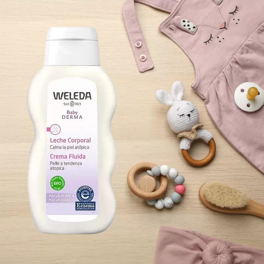 Leche corporal malva blanca de Weleda