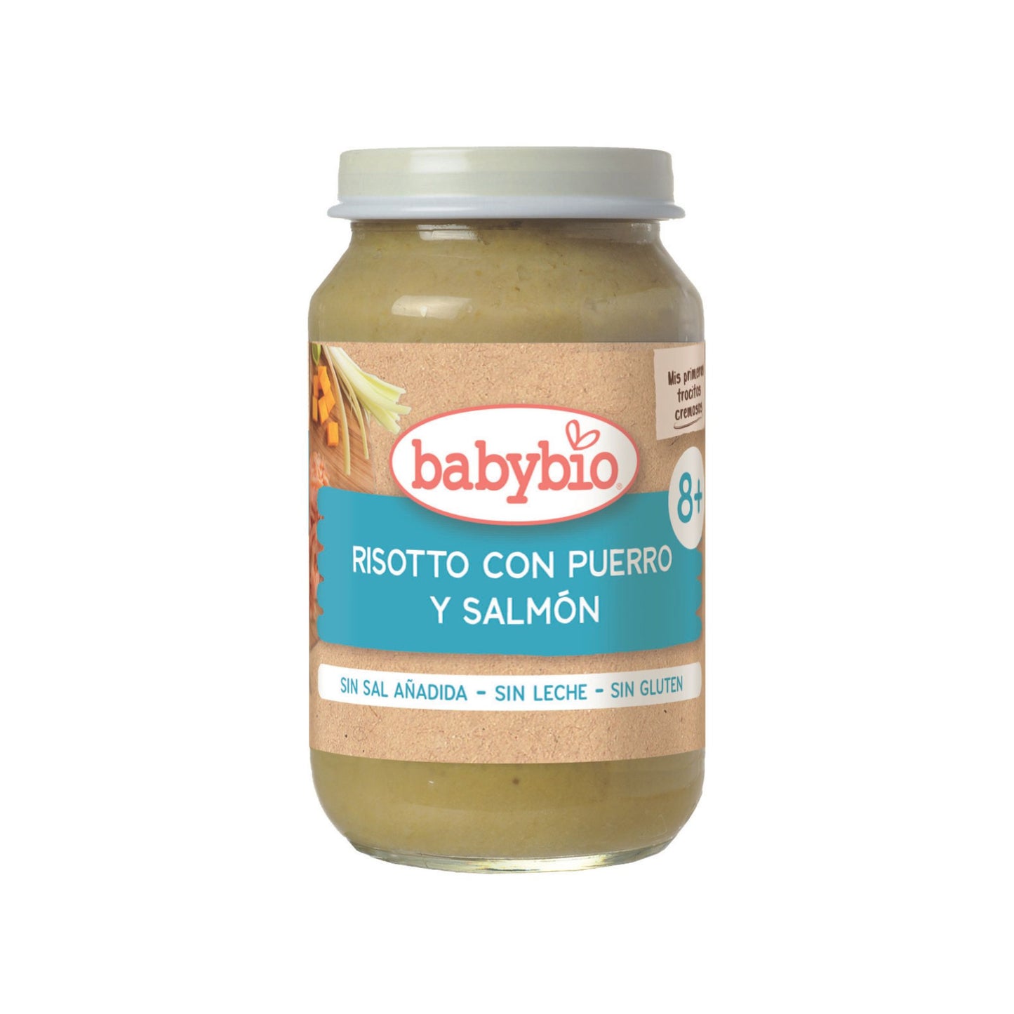 babyio risotto con salmón potito