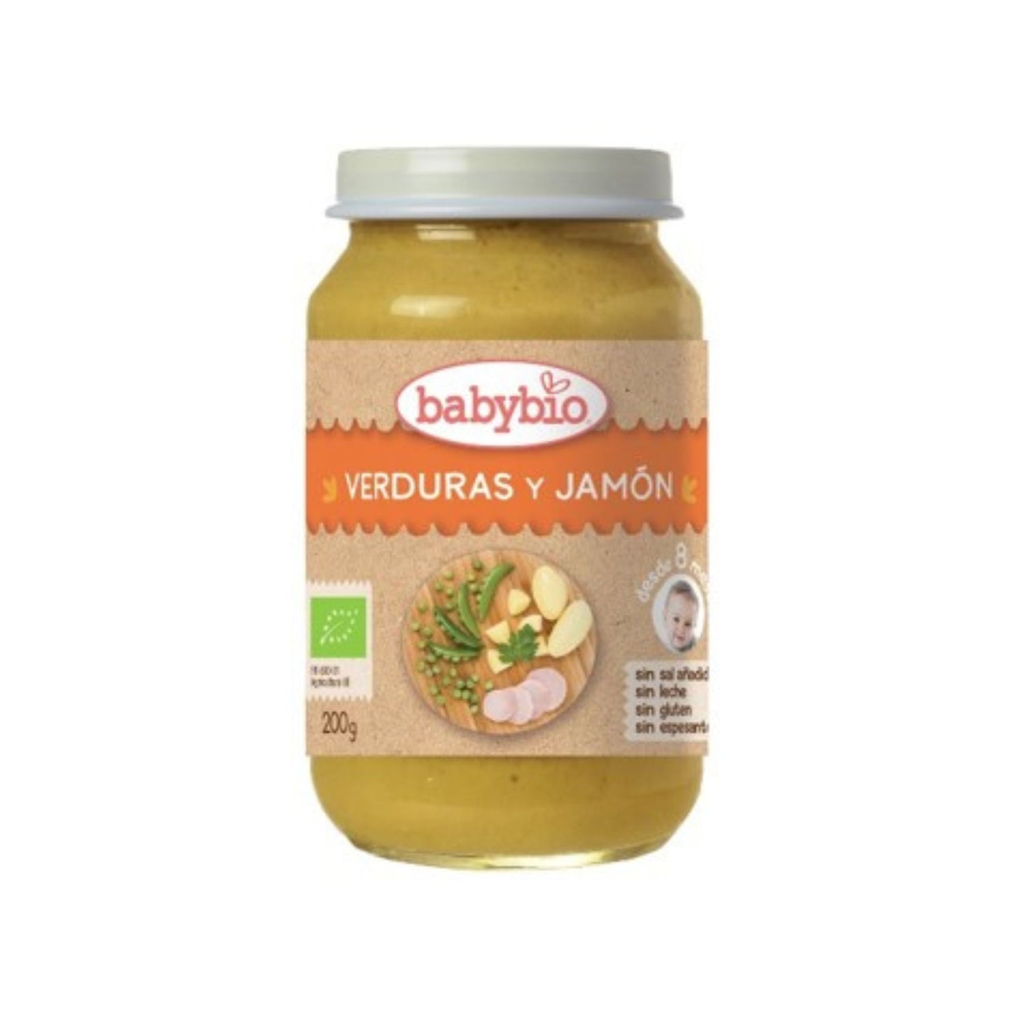 Potito Verduras y Jamón Babybio tarrito