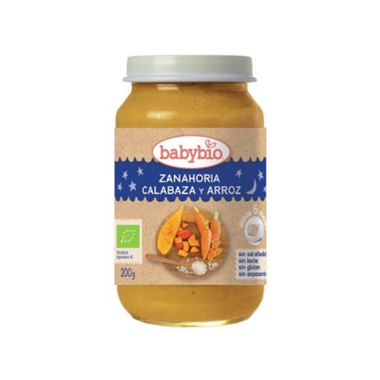 BABYBIO_Zanahoria_calabaza_y_arroz_Parafarmababy tarrito