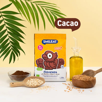 galletas avena espelta y mucho cacao