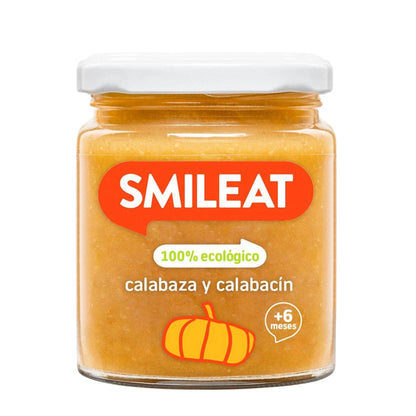 Smileat Calabaza y calabacín 230g Ecológico tarrito