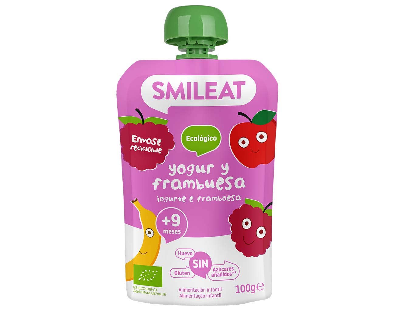 pouche frambuesa smileat pararafarmababy