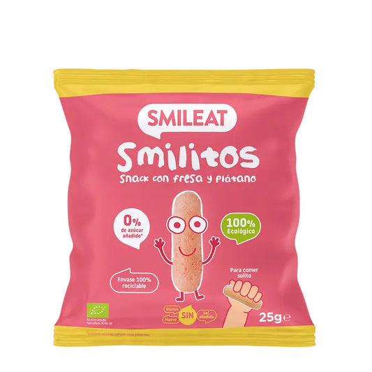 smilitos snack fresa y platano