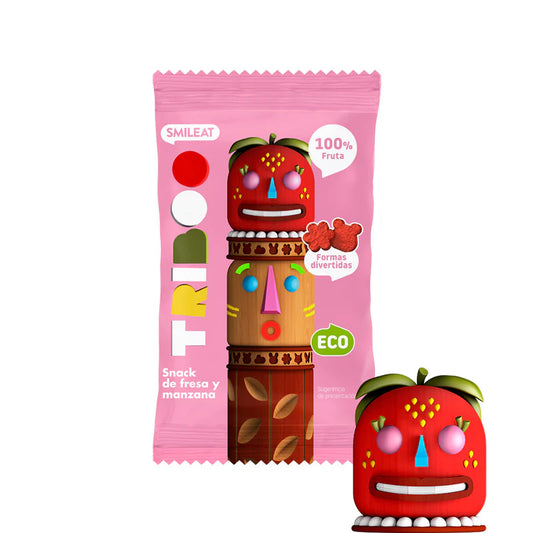 Smileat - Snack TRIBOO de Fresa y Manzana