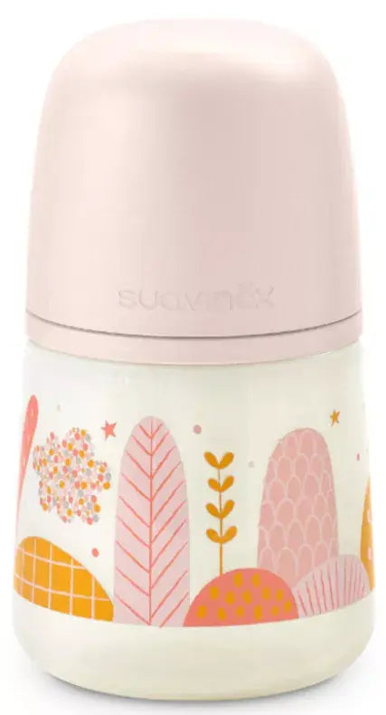 suavinex biberon rosa dreams con tapón