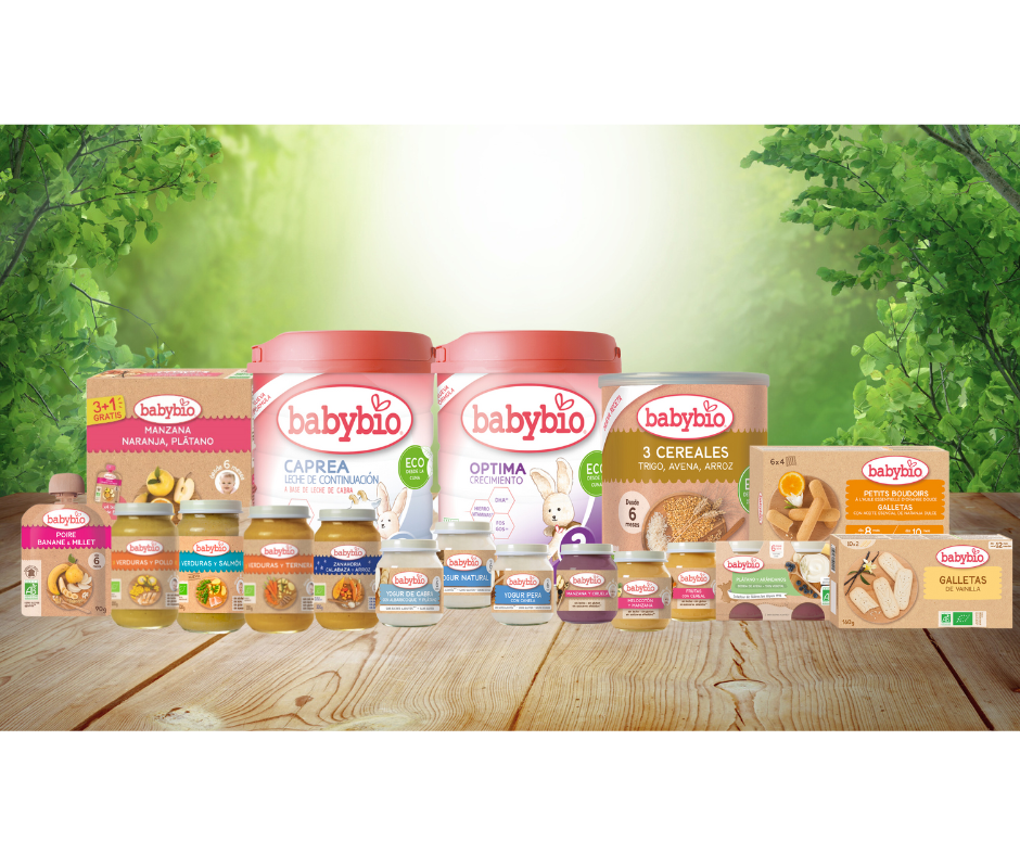 baby bio colección leches y potitos