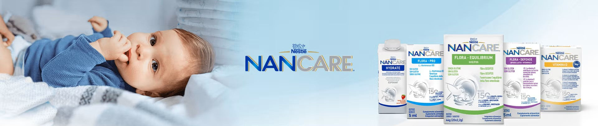 linea nancare y bebé tumbado