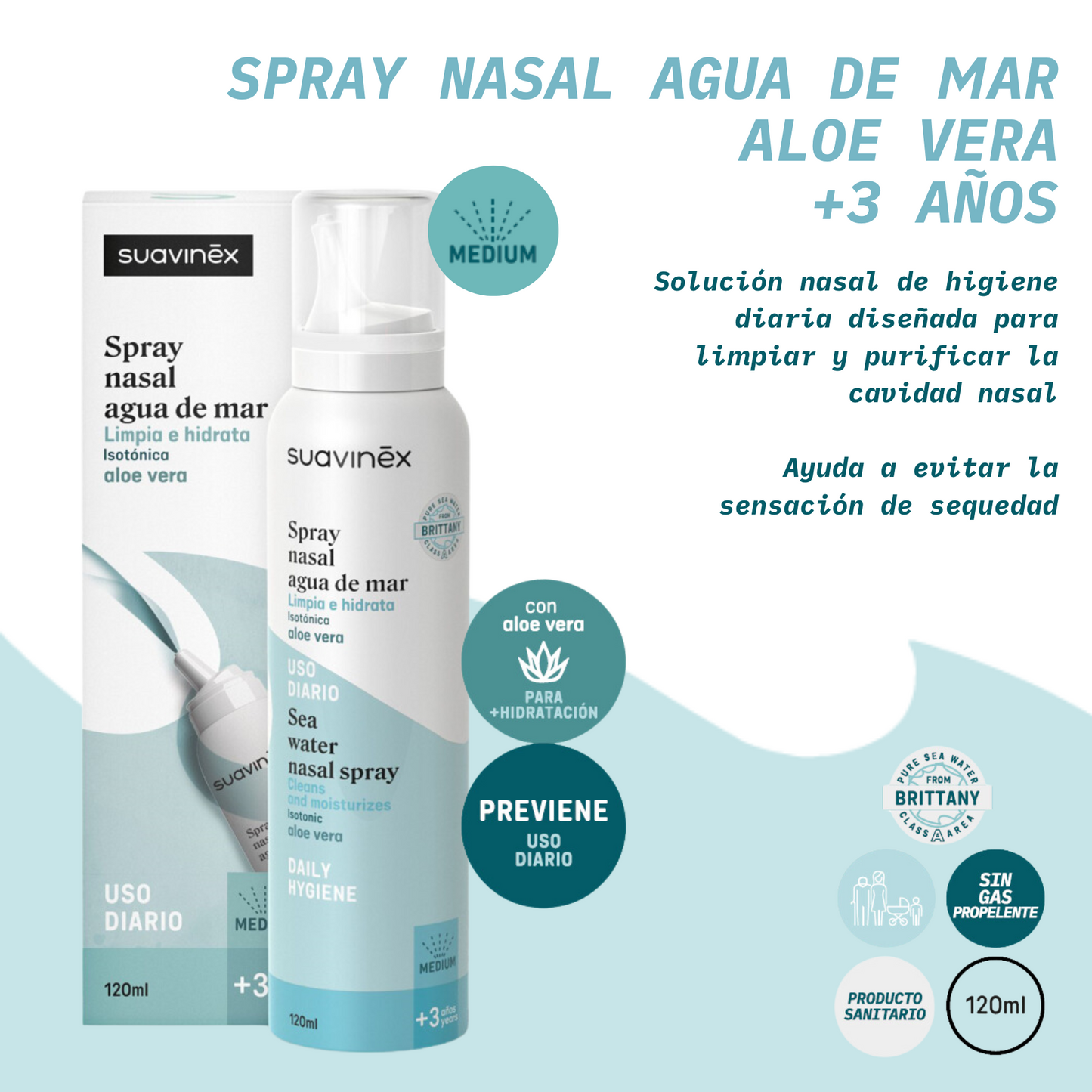 suavinex spray nasal caracteristicas sin gas propelente