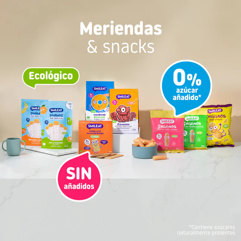 meriendas y snacks de smileat